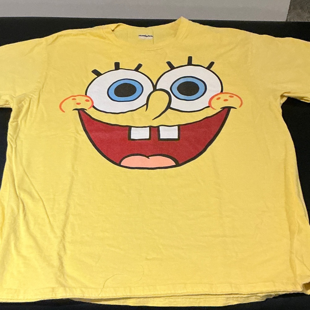 Nickelodeon Yellow SpongeBob Face Kids T-Shirt